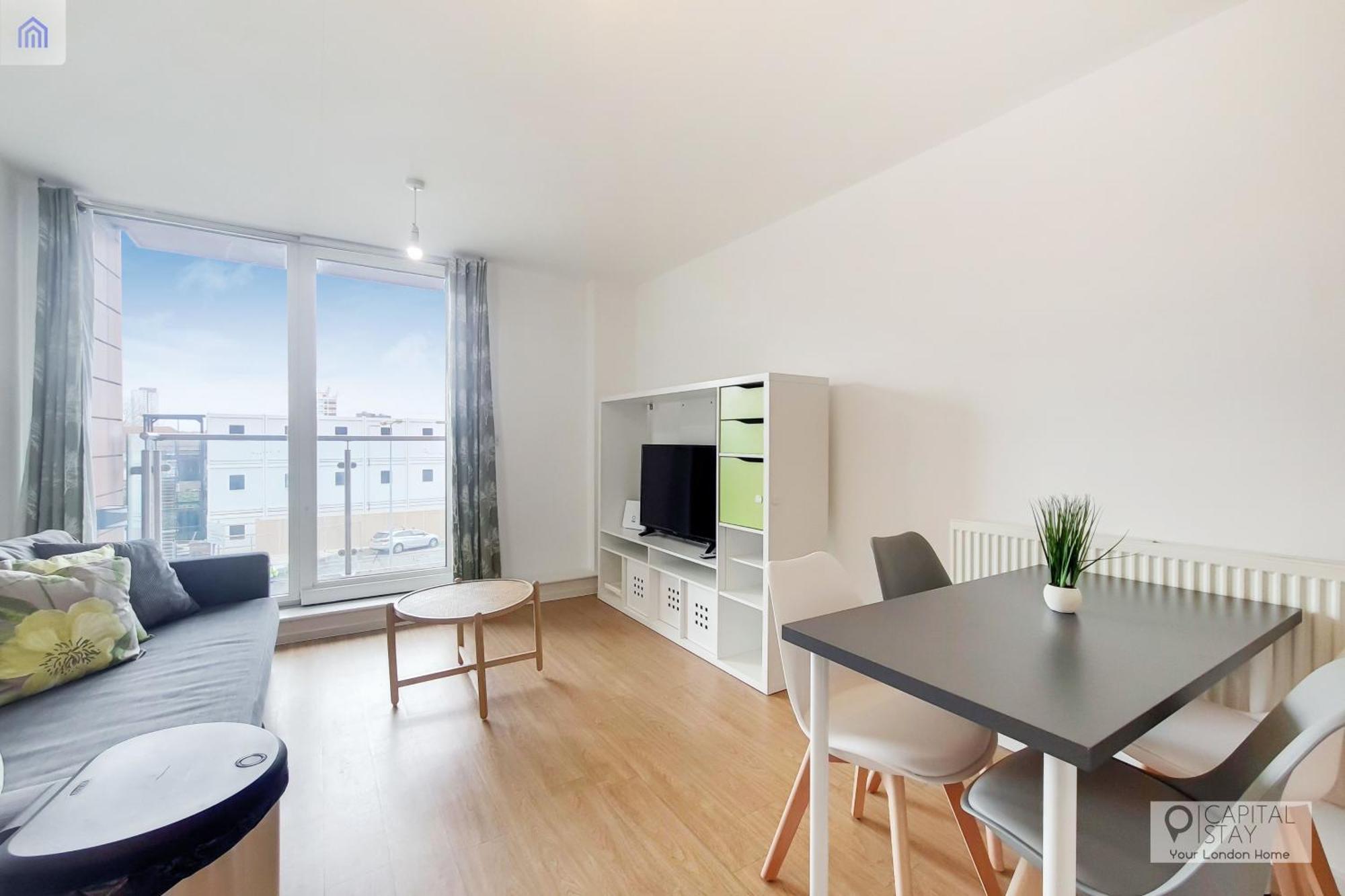Fully Serviced Two Bed Apartment By Excel & O2 Лондон Экстерьер фото